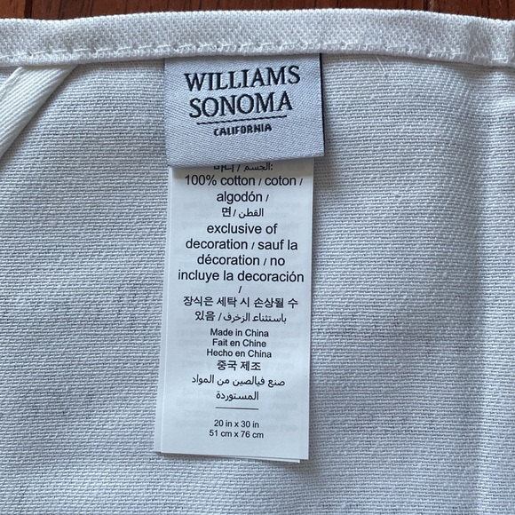 Williams Sonoma  ‘Recipe Tea Towel - Cooks Conversion’ set of 2 tea towels. - Picture 4 of 5